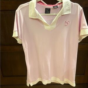 Kate Lord Pink and Cream Women's Top